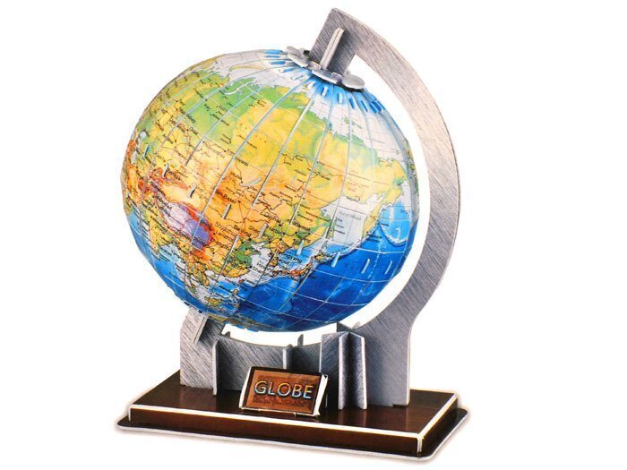 3D-palapeli Globe Model, 49 osaa hinta ja tiedot | Palapelit | hobbyhall.fi