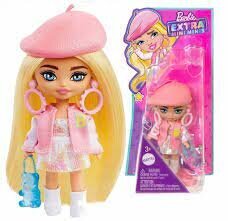Nukke Mini Barbie Extra, vaaleanpunainen hattu hinta ja tiedot | Tyttöjen lelut | hobbyhall.fi