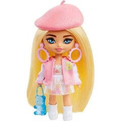 Nukke Mini Barbie Extra, vaaleanpunainen hattu hinta ja tiedot | Tyttöjen lelut | hobbyhall.fi