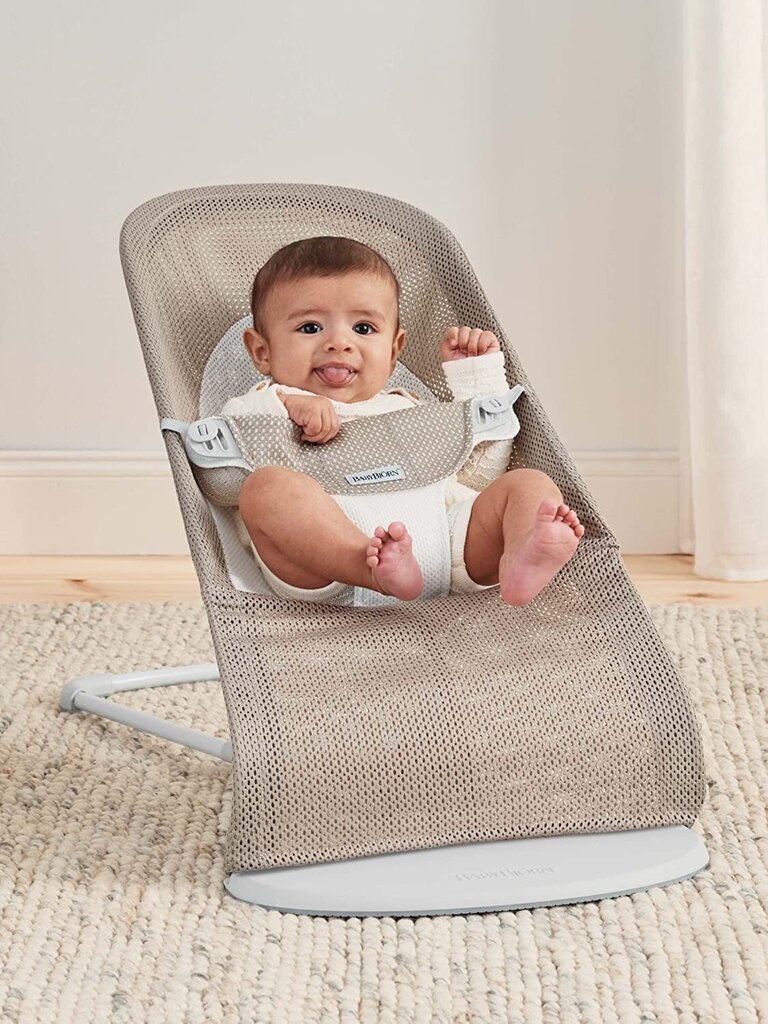 BabyBjorn sitteri Balance Soft Mesh, harmaa beige hinta ja tiedot | Sitterit | hobbyhall.fi