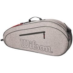 Tennismailalaukku Wilson Team 3, harmaa hinta ja tiedot | Wilson Tennis | hobbyhall.fi