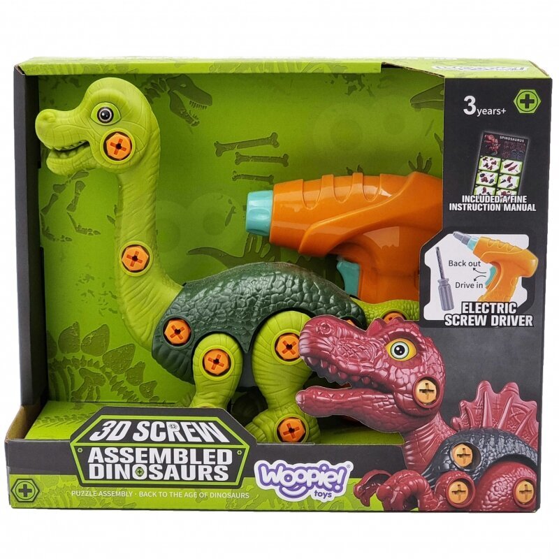 Dinosaurus Constructor työkaluineen, Woopie hinta ja tiedot | LEGOT ja rakennuslelut | hobbyhall.fi