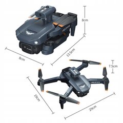 RC Professional Drone 4K -kaksoiskamera esteiden välttäminen kahdella paristolla JJRC CACHE H106 malli musta väri hinta ja tiedot | OEM Tietokoneet ja pelaaminen | hobbyhall.fi