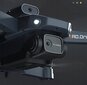 RC Professional Drone 4K -kaksoiskamera esteiden välttäminen kahdella paristolla JJRC CACHE H106 malli musta väri hinta ja tiedot | Dronet | hobbyhall.fi