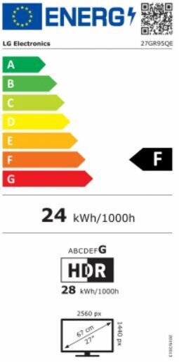 LG 27GR95QE-B hinta ja tiedot | Näytöt | hobbyhall.fi