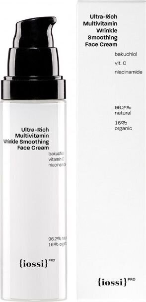 Ultra-Rich Multivitamiini Wrinkle Smoothing Face Cream Monivitamiinitasottava kasvovoide bakuchiolilla 50ml hinta ja tiedot | Kasvovoiteet | hobbyhall.fi