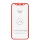 Blun 3D Extra sticky Full surface Glue 0.3mm Tempered Glass from device edge to edge for Apple iPhone X / XS Full Face Red hinta ja tiedot | Näytönsuojakalvot ja -lasit | hobbyhall.fi