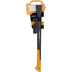 Fiskars Halkaisukirves X21 + teroittaja 129047 hinta ja tiedot | Puutarhatyökalut | hobbyhall.fi