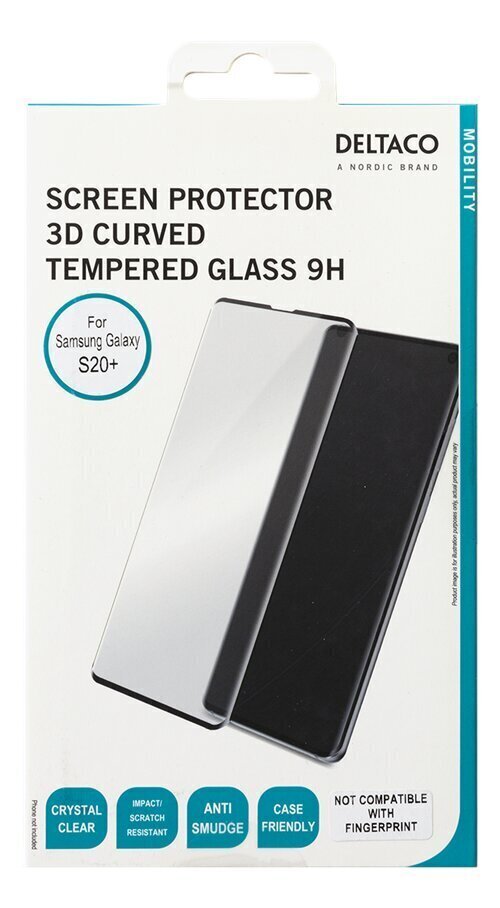 Samsung Galaxy S20 näytönsuoja Deltaco SCRN-20SA67, läpinäkyvä hinta ja tiedot | Näytönsuojakalvot ja -lasit | hobbyhall.fi