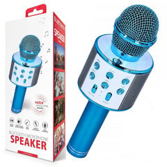 Karaoke-mikrofoni Bluetooth-kaiutin Sininen hinta ja tiedot | Kehittävät lelut | hobbyhall.fi
