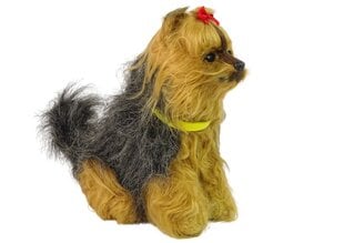 Vuorovaikutteinen pehmokoira "Yorkshire Terrier", musta/ruskea hinta ja tiedot | Pehmolelut | hobbyhall.fi