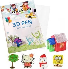 Kaavainkirja on suunniteltu 3D-kynällä piirtämiseen hinta ja tiedot | Älylaitteiden lisätarvikkeet | hobbyhall.fi