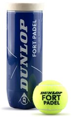 Padel-pallot Dunlop Fort Padel FIP, 3 kpl. hinta ja tiedot | Squash | hobbyhall.fi