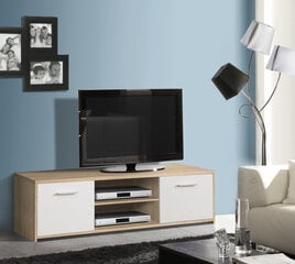 TV-taso Quadro QDRT13, ruskea/valkoinen hinta ja tiedot | TV-tasot | hobbyhall.fi