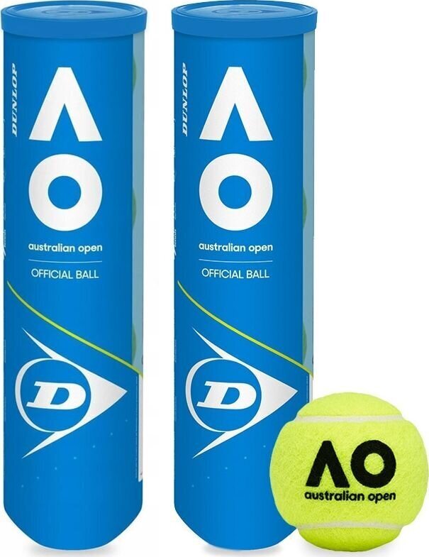 Dunlop AUSTRALIAN OPEN - Tennispallot (2 x 4 kpl) hinta ja tiedot | Tennisvälineet | hobbyhall.fi