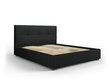 Sänky Micadoni Home Sage 45, 160x200cm, musta hinta ja tiedot | Sängyt | hobbyhall.fi