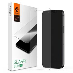 Näytönsuoja Spigen Glass.Tr Slim iPhone 12 Pro Max hinta ja tiedot | Näytönsuojakalvot ja -lasit | hobbyhall.fi