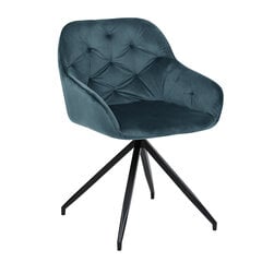 Tuoli BRIT sininen, 55 x 53 x H107 cm, metalli, polyesterikangas hinta ja tiedot | Ruokailuryhmät | hobbyhall.fi