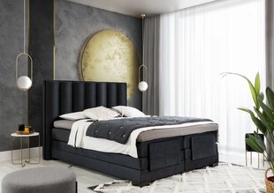 Sänky NORE Veros, 160x200 cm, musta hinta ja tiedot | Sängyt | hobbyhall.fi