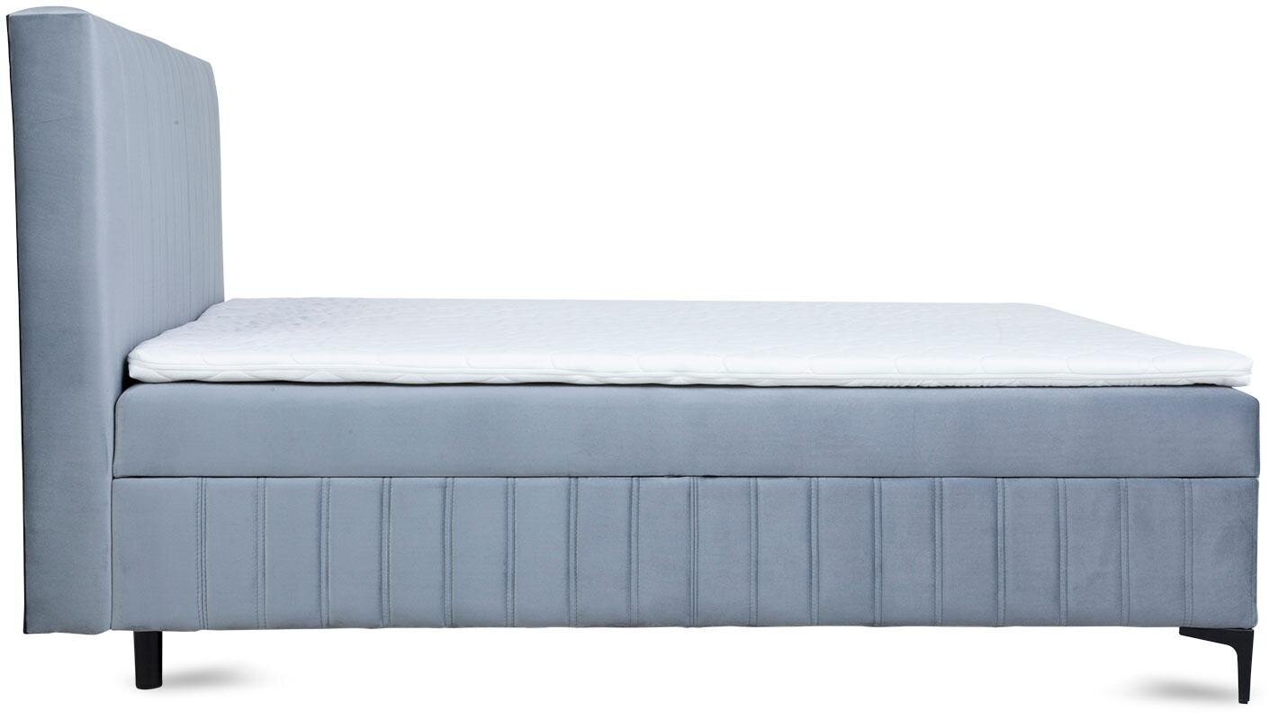 Mannermainen sänky Quant, 120x200 cm, sininen hinta ja tiedot | Sängyt | hobbyhall.fi