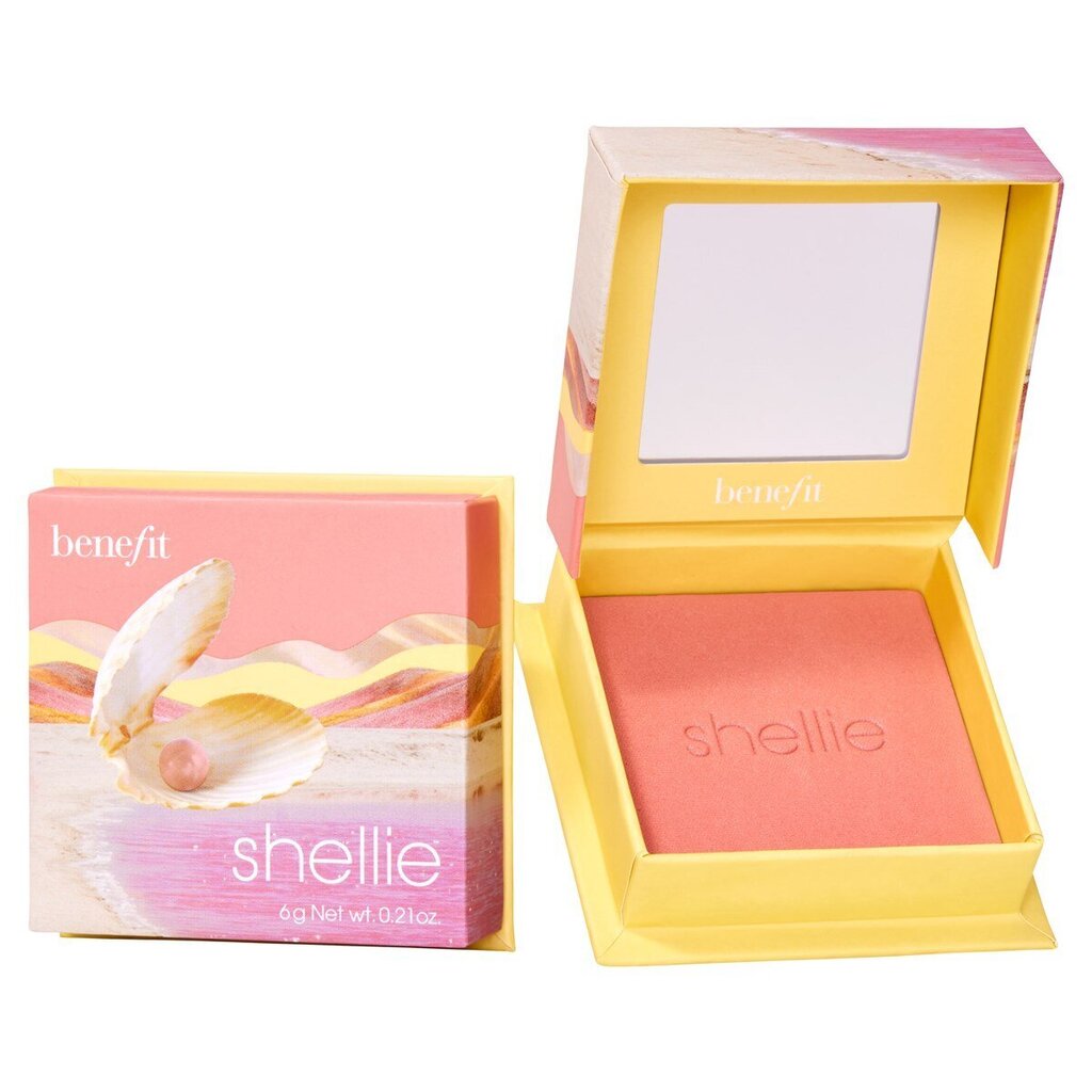 Blush Benefit Shellie Warm-Seashell Pink Blush, 6 g hinta ja tiedot | Aurinkopuuterit ja poskipunat | hobbyhall.fi