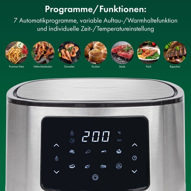 ProfiCook PC-FR 1239 H airfryer hinta ja tiedot | Airfryerit ja friteerauskeittimet | hobbyhall.fi
