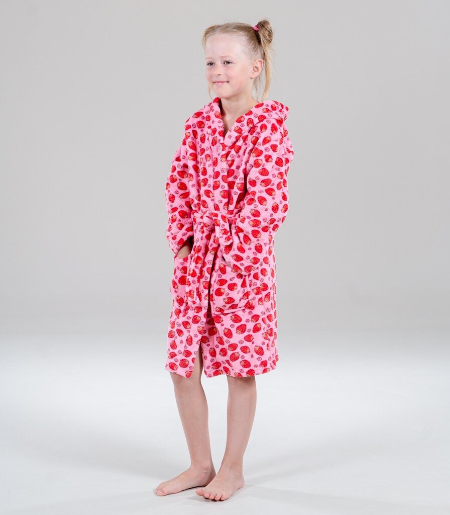 Playshoes vauvan kylpytakki 340138*14, vaaleanpunainen hinta ja tiedot | Tyttöjen kylpytakit ja pyjamat | hobbyhall.fi