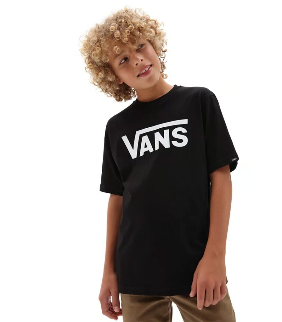 Vans lasten t-paita VN0A7Y47*Y28, musta/valkoinen hinta ja tiedot | Poikien paidat | hobbyhall.fi