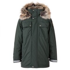 Lenne parka 250g Jakko 22368*333, tummanvihreä hinta ja tiedot | Poikien takit | hobbyhall.fi