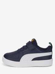 Puma Kids vapaa-ajan kengät Rickie AC Inf 384314*07, tummansininen/valkoinen hinta ja tiedot | Lasten urheilukengät | hobbyhall.fi