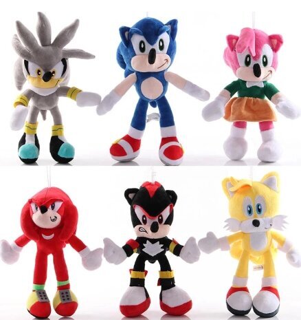 Pehmeä lelu Sonic the Hedgehog Sonic the Hedgehog Amy Rose, 28cm hinta ja tiedot | Pehmolelut | hobbyhall.fi