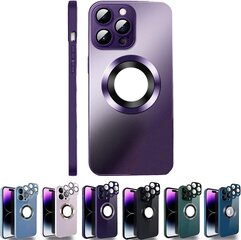 Soundberry AG(matte glass,support Magsafe) Apple iPhone 14 Pro Max violetti hinta ja tiedot | Puhelimen kuoret ja kotelot | hobbyhall.fi