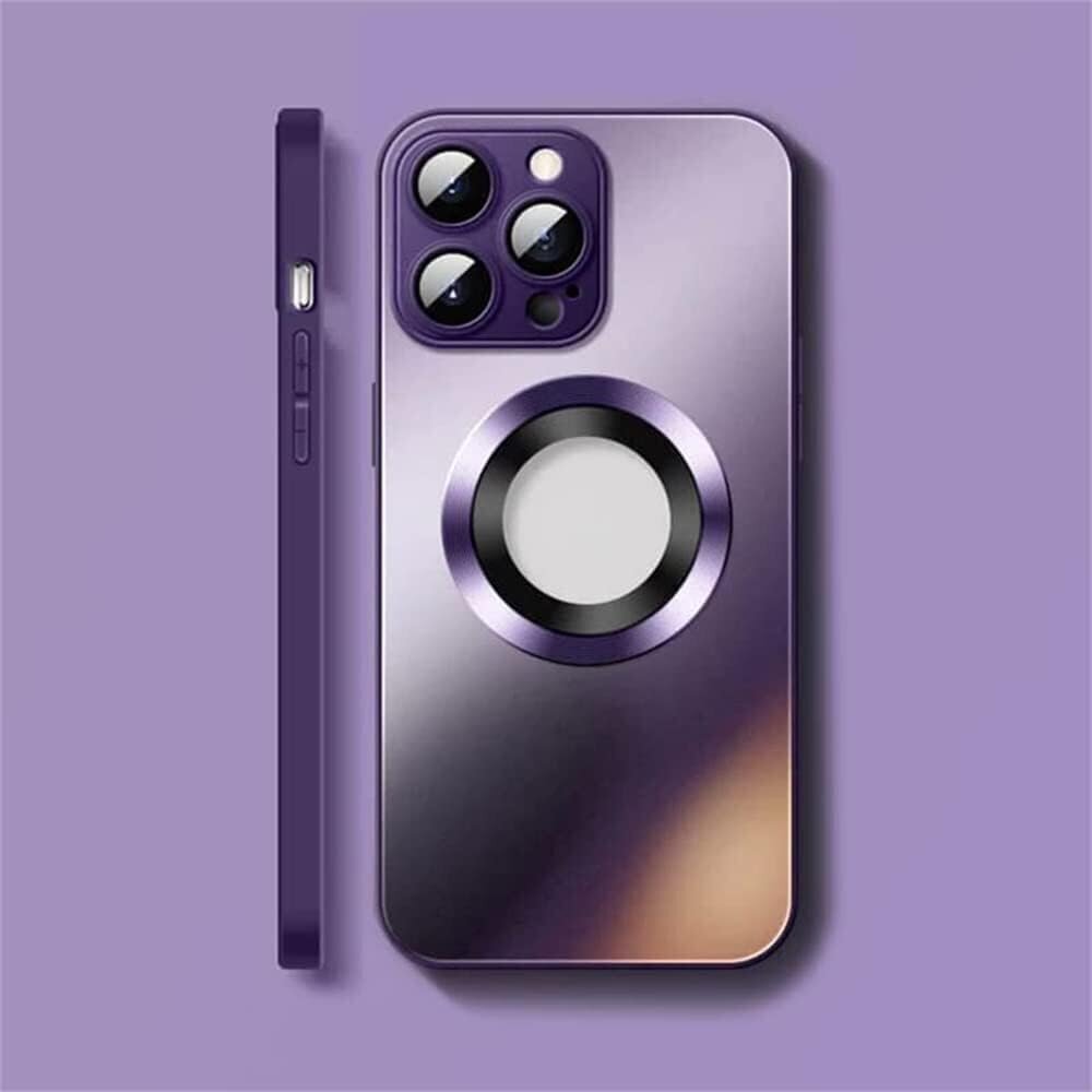 Soundberry AG(matte glass,support Magsafe) Apple iPhone 14 Pro Max violetti hinta ja tiedot | Puhelimen kuoret ja kotelot | hobbyhall.fi