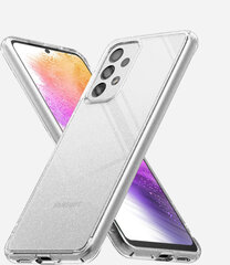 Soundberry Sparkle transparent silikonikuori Samsung Galaxy A53/A53 5G valkoinen hinta ja tiedot | Puhelimen kuoret ja kotelot | hobbyhall.fi