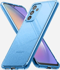 Soundberry Sparkle transparent silikonikuori Samsung Galaxy A54/A54 5G sininen hinta ja tiedot | Puhelimen kuoret ja kotelot | hobbyhall.fi