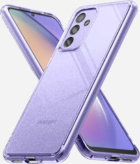 Soundberry Sparkle transparent silikonikuori Samsung Galaxy A54/A54 5G violetti hinta ja tiedot | Puhelimen kuoret ja kotelot | hobbyhall.fi