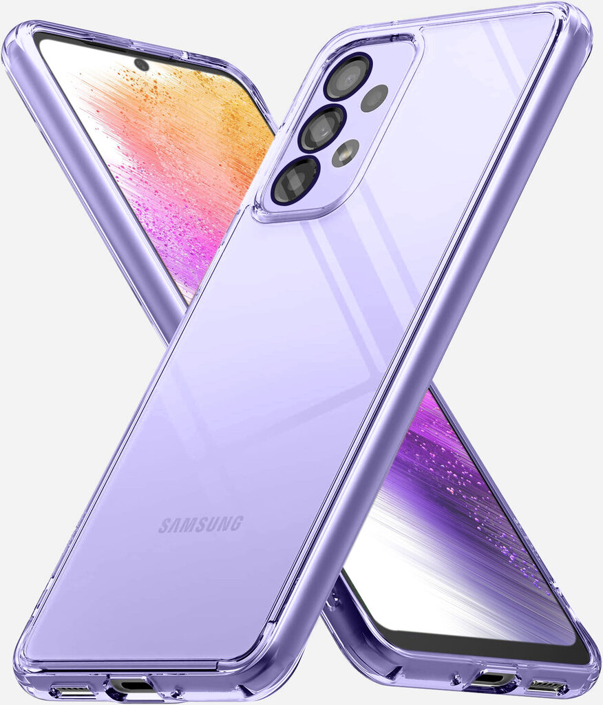 Soundberry transparent silikonikuori Samsung Galaxy A53/A53 5G violetti hinta ja tiedot | Puhelimen kuoret ja kotelot | hobbyhall.fi