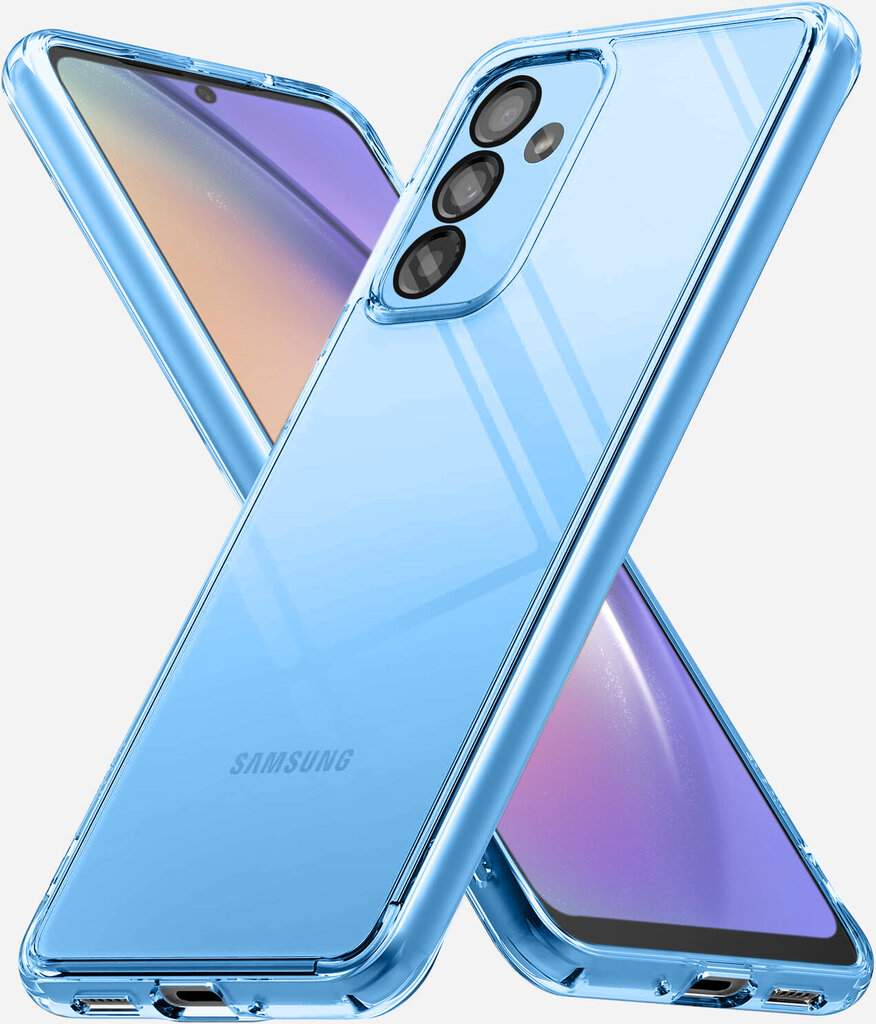 Soundberry transparent silikonikuori Samsung Galaxy A54/A54 5G sininen hinta ja tiedot | Puhelimen kuoret ja kotelot | hobbyhall.fi