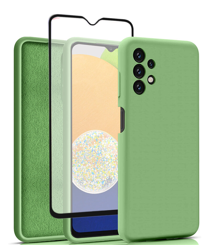 Suojasarja Soundberry silikonikuori Samsung Galaxy A13 4G vihreä -Green Tea hinta ja tiedot | Puhelimen kuoret ja kotelot | hobbyhall.fi