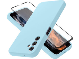 Suojasarja Soundberry silikonikuori Samsung Galaxy A14 5G sininen - Sky Blue hinta ja tiedot | Puhelimen kuoret ja kotelot | hobbyhall.fi