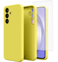 Suojasarja Soundberry silikonikuori Samsung Galaxy A54 keltainen - Keywest Lime hinta ja tiedot | Puhelimen kuoret ja kotelot | hobbyhall.fi