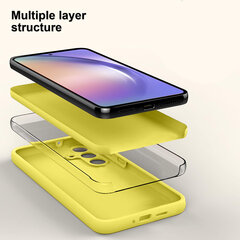Suojasarja Soundberry silikonikuori Samsung Galaxy A54 keltainen - Keywest Lime hinta ja tiedot | Puhelimen kuoret ja kotelot | hobbyhall.fi