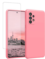 Suojasarja Soundberry silikonikuori Samsung Galaxy A53 pinkki - Candy pink hinta ja tiedot | Puhelimen kuoret ja kotelot | hobbyhall.fi