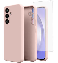 Suojasarja Soundberry silikonikuori Samsung Galaxy A54 pinkki - Nude Pink hinta ja tiedot | Puhelimen kuoret ja kotelot | hobbyhall.fi