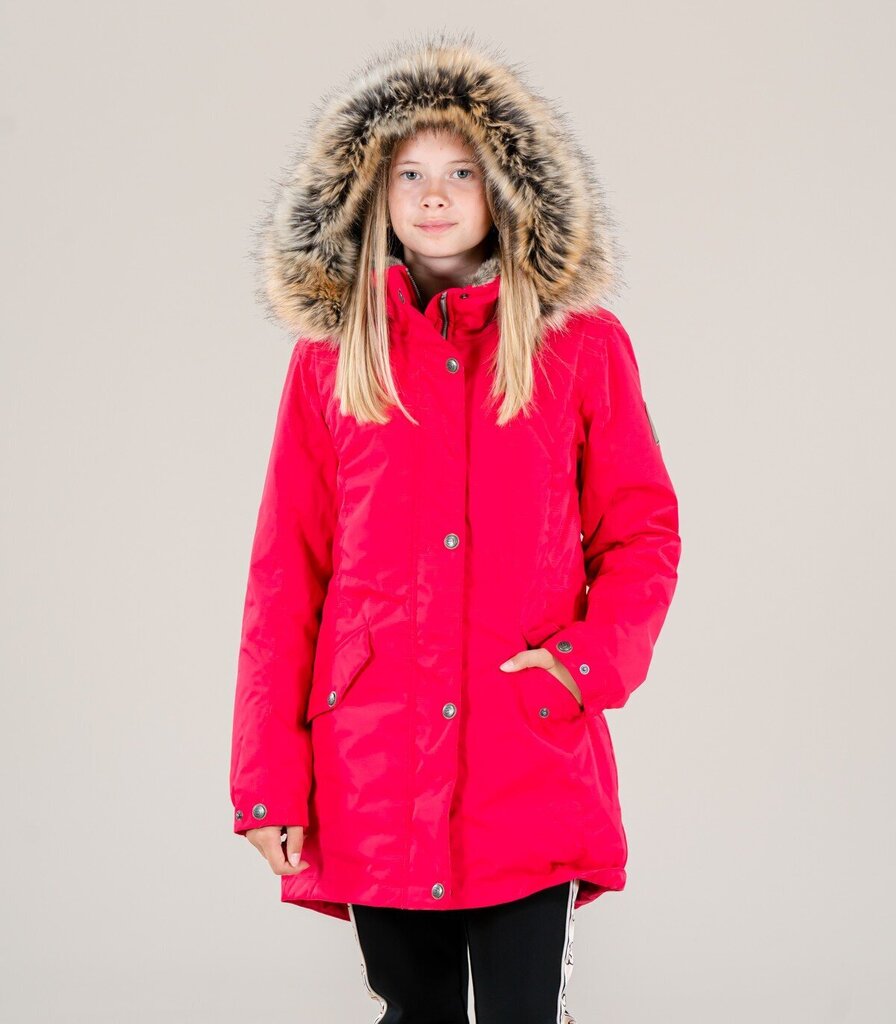 Lenne Parka tytöille 250g. EDINA 22671*186, värikäs hinta ja tiedot | Tyttöjen takit | hobbyhall.fi