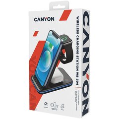 Canyon WS-304 Foldable 3in1 hinta ja tiedot | Puhelimen laturit | hobbyhall.fi
