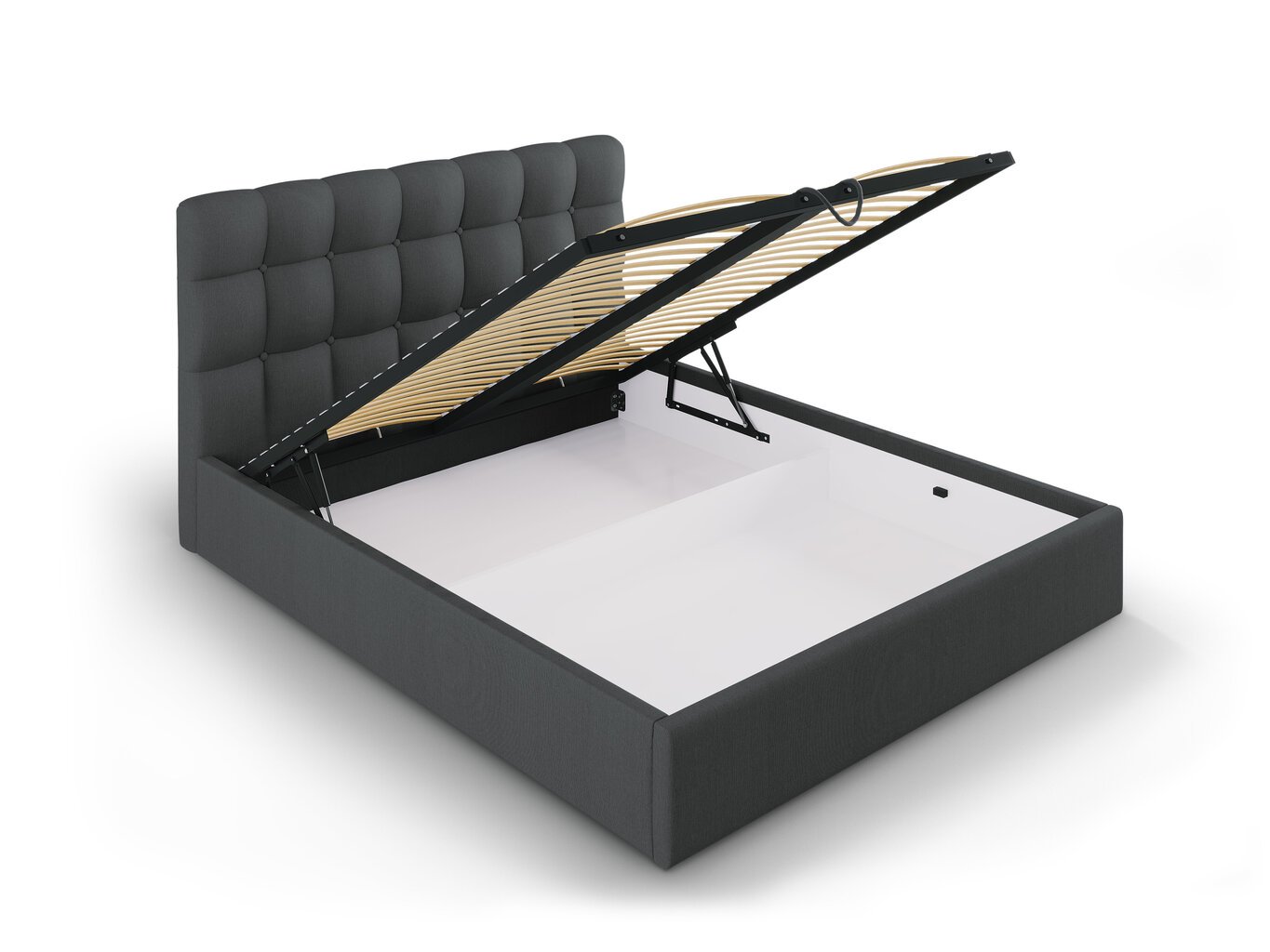 Sänky Mazzini Beds Nerin 5, 160x200cm, tummanharmaa hinta ja tiedot | Sängyt | hobbyhall.fi