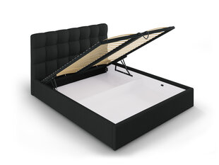 Sänky Mazzini Beds Nerin 6, 160x200cm, musta hinta ja tiedot | Sängyt | hobbyhall.fi