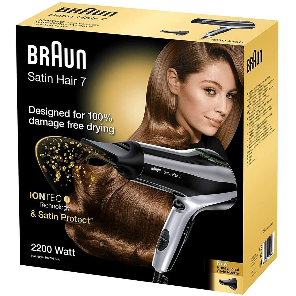 Braun Satin Hair 7 HD710 hinta ja tiedot | Hiustenkuivaajat | hobbyhall.fi
