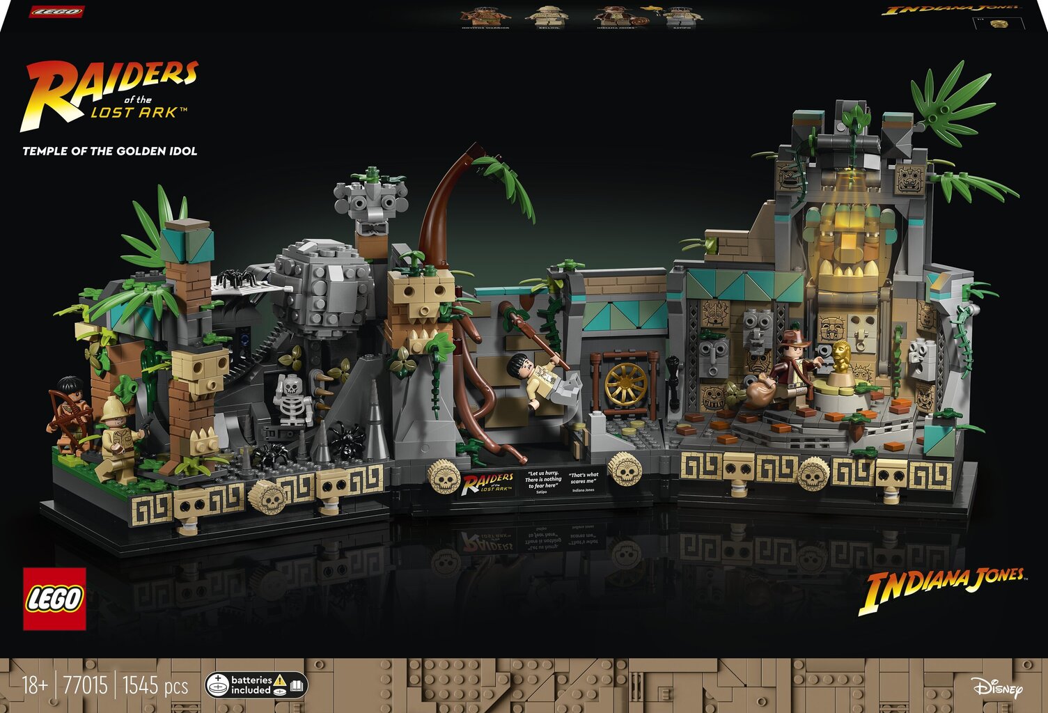 77015 LEGO® Indiana Jones™ Kultaisen jumalolennon temppeli hinta ja tiedot | LEGOT ja rakennuslelut | hobbyhall.fi